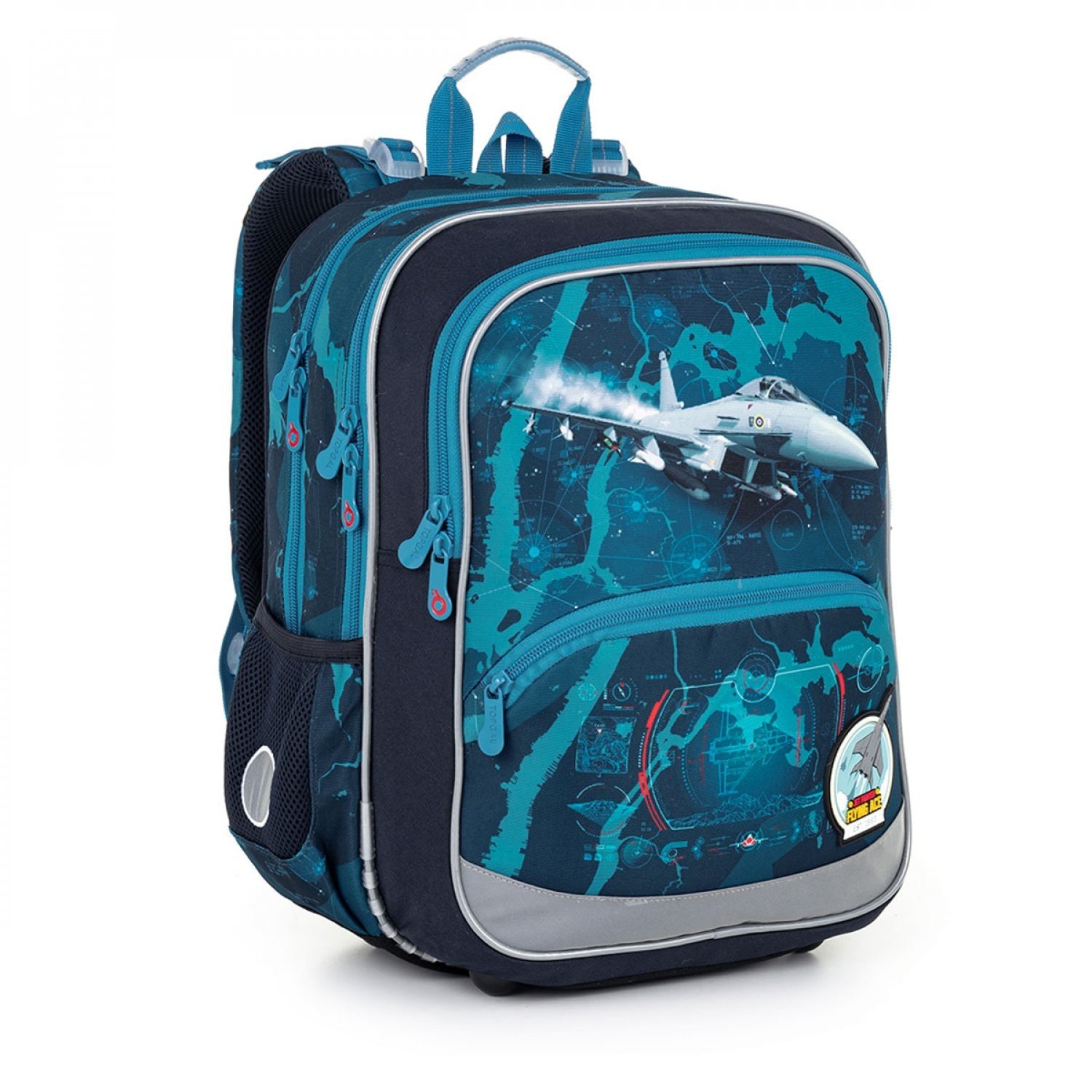 Školní batoh pro malé piloty Topgal BAZI, modrý