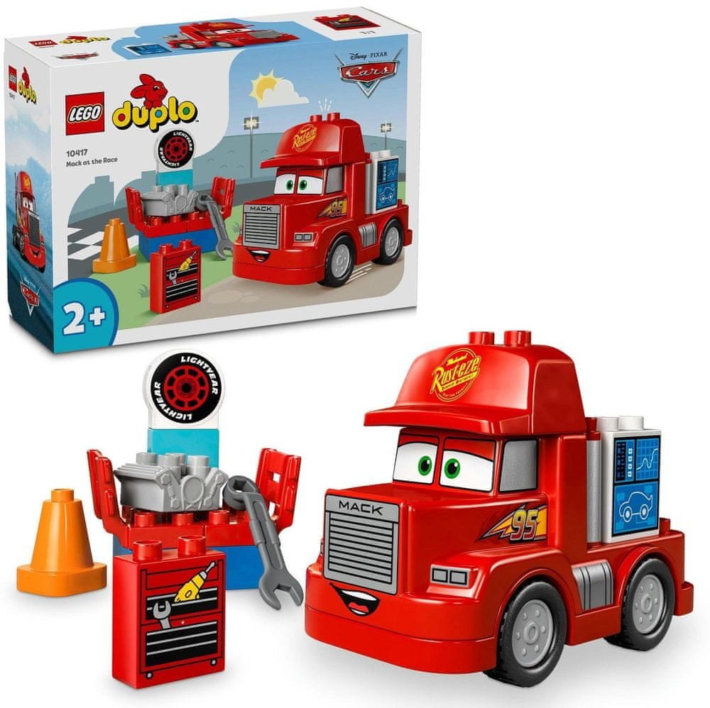 LEGO DUPLO Disney 10417 Mack na závodech