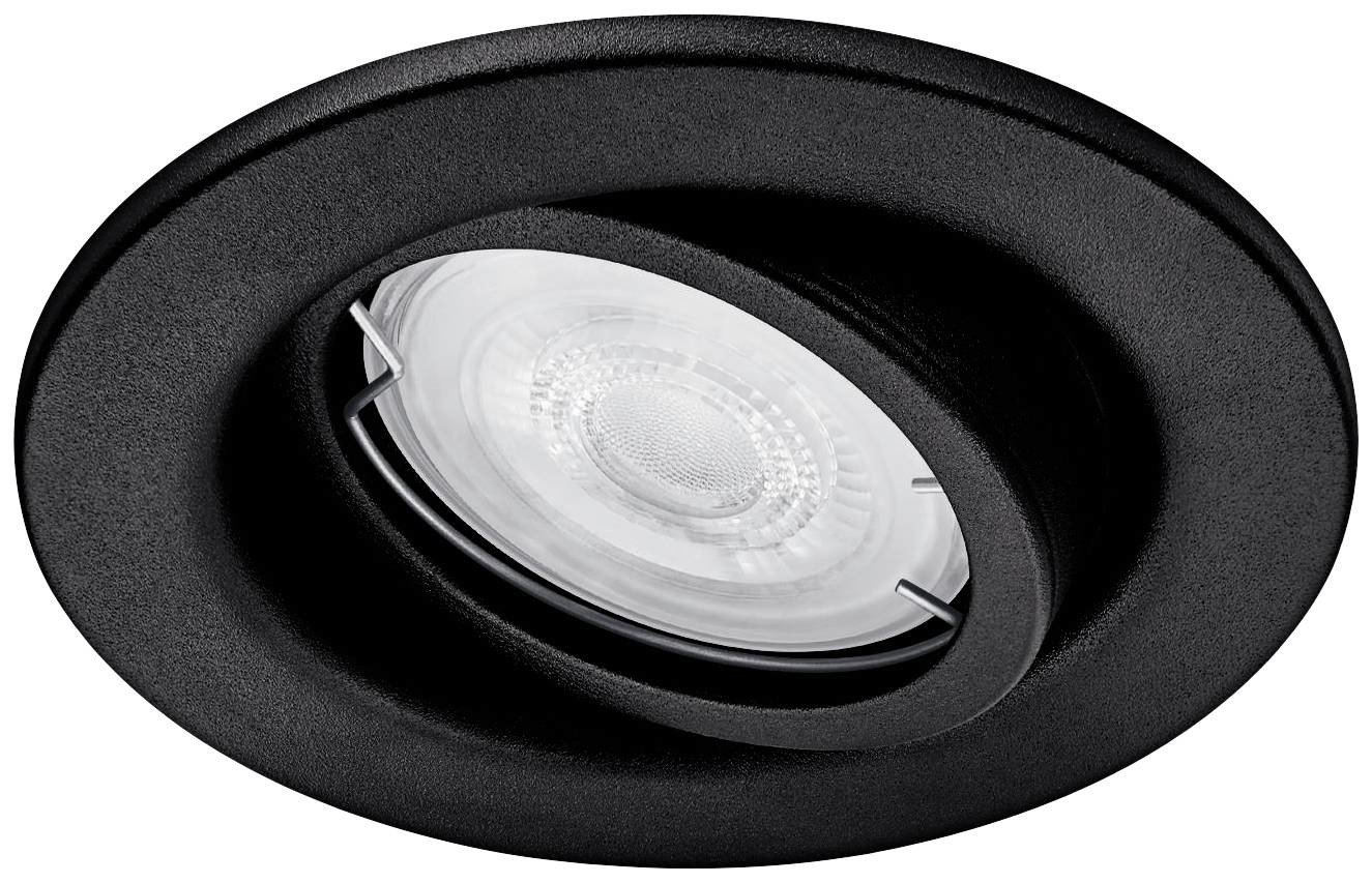 Philips 8720169266858 Fresco LED vestavné svítidlo GU10 4.6 W černá