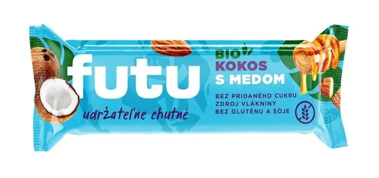 Futu FUTU Proteinová tyčinka Kokos s Madlemi s Medem 30gr