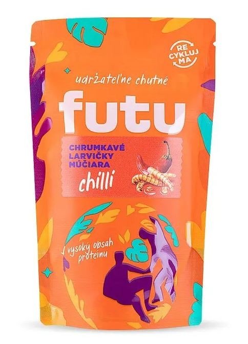 Futu FUTU Jedlý hmyz Moučák obyčejný larvy Chilli 20g 20gr