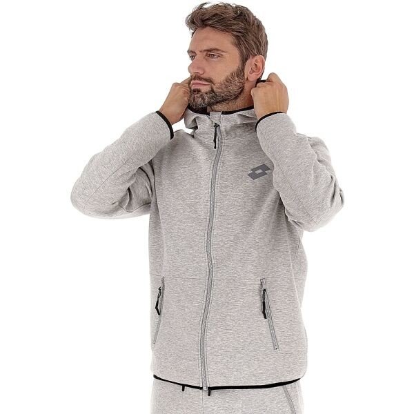 Lotto WORKOUT HOODIE Pánská mikina, šedá, veľkosť L