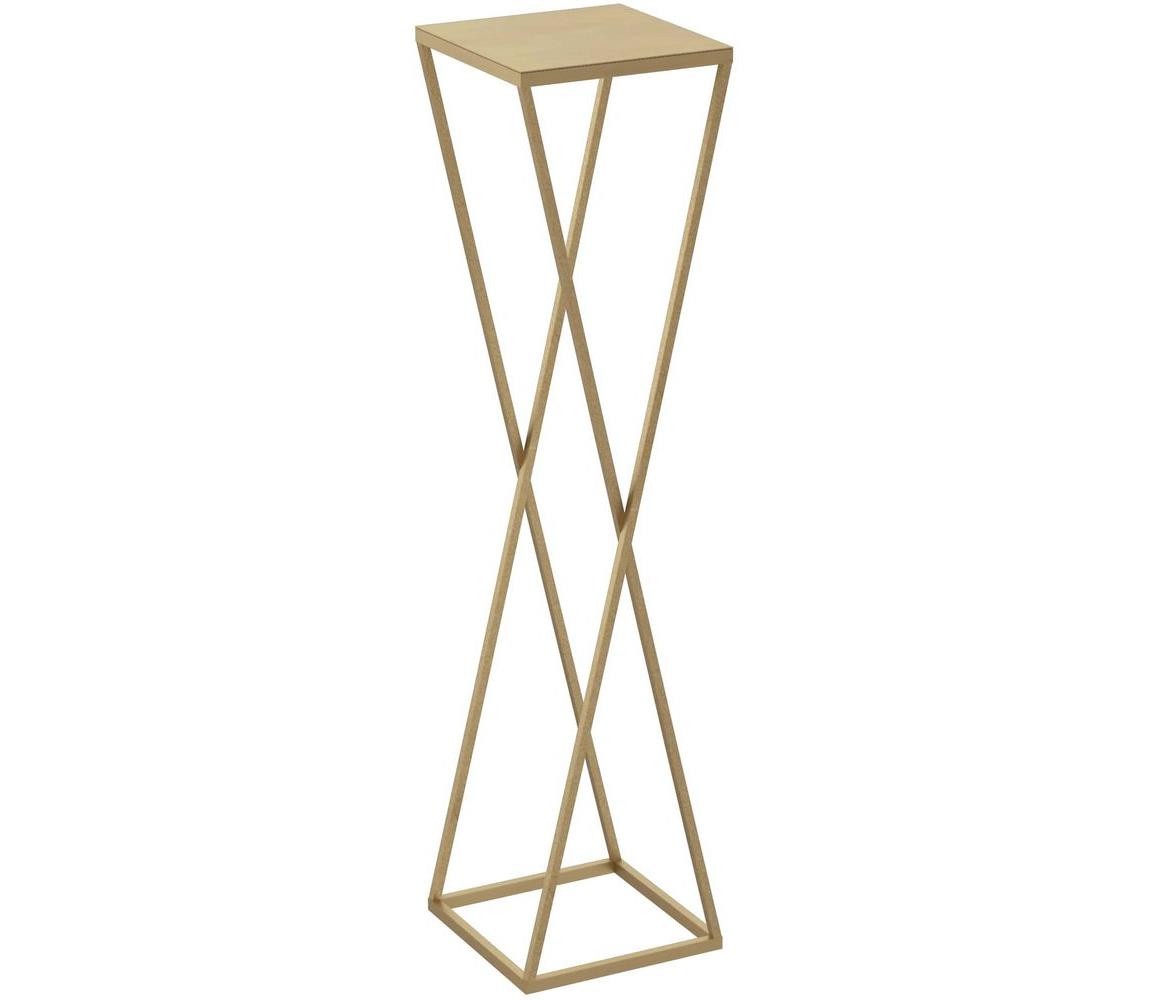 Stojan na květiny 100x24 cm zlatá