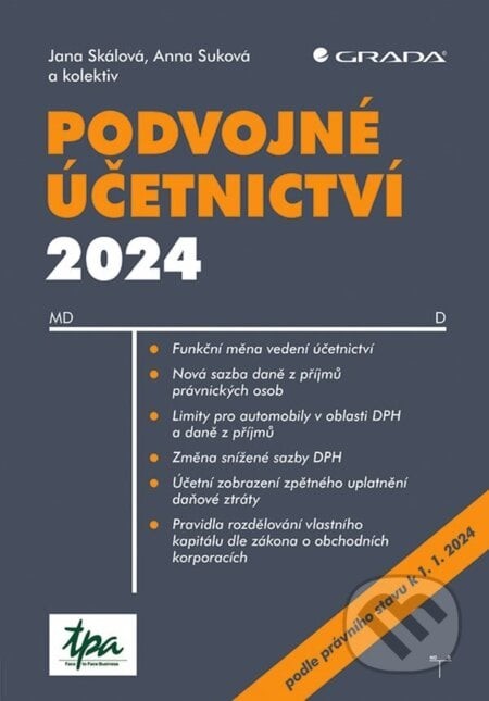Podvojné účetnictví 2024 - Jana Skálová, Anna Suková