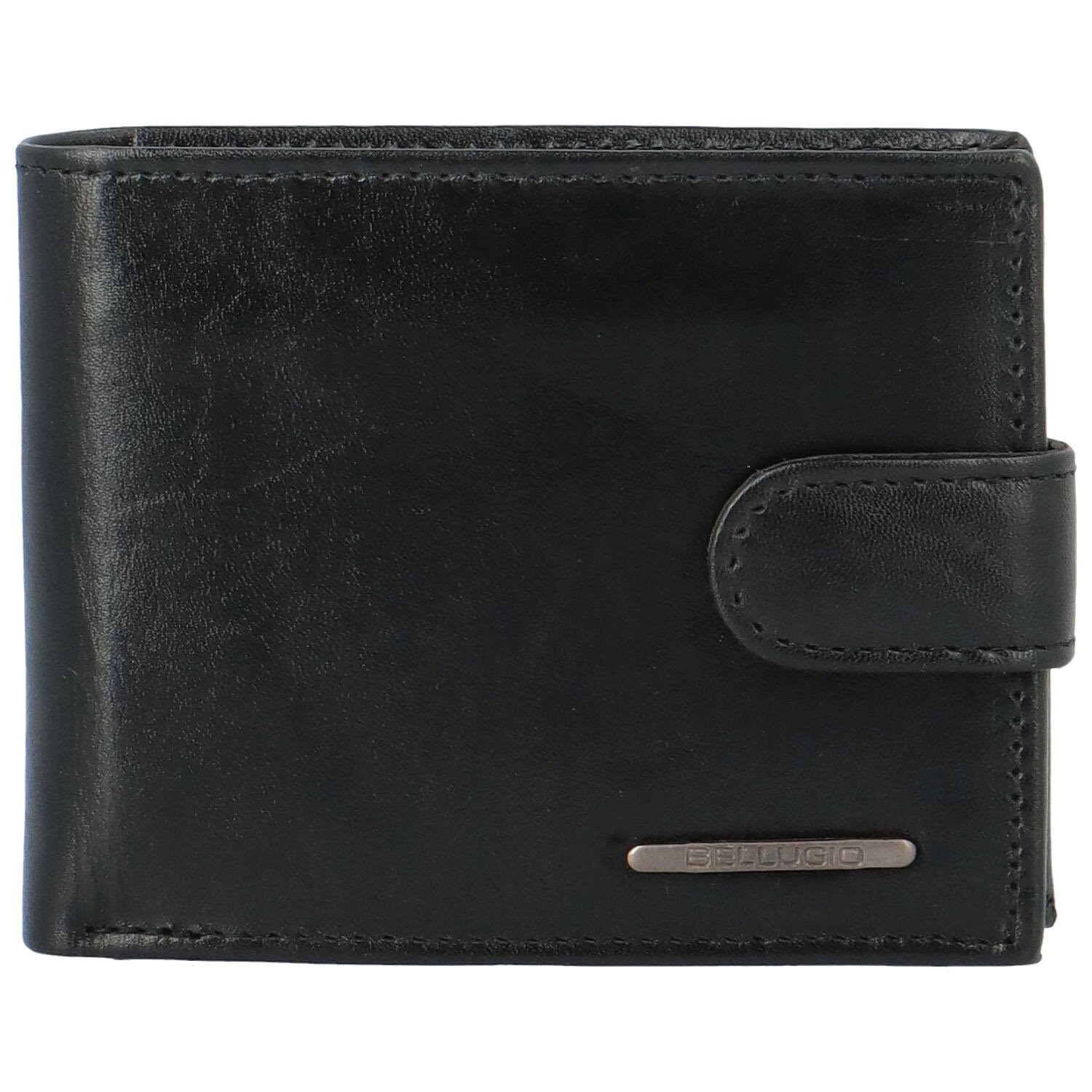 Pánská kožená peněženka černá - Bellugio Evront černá