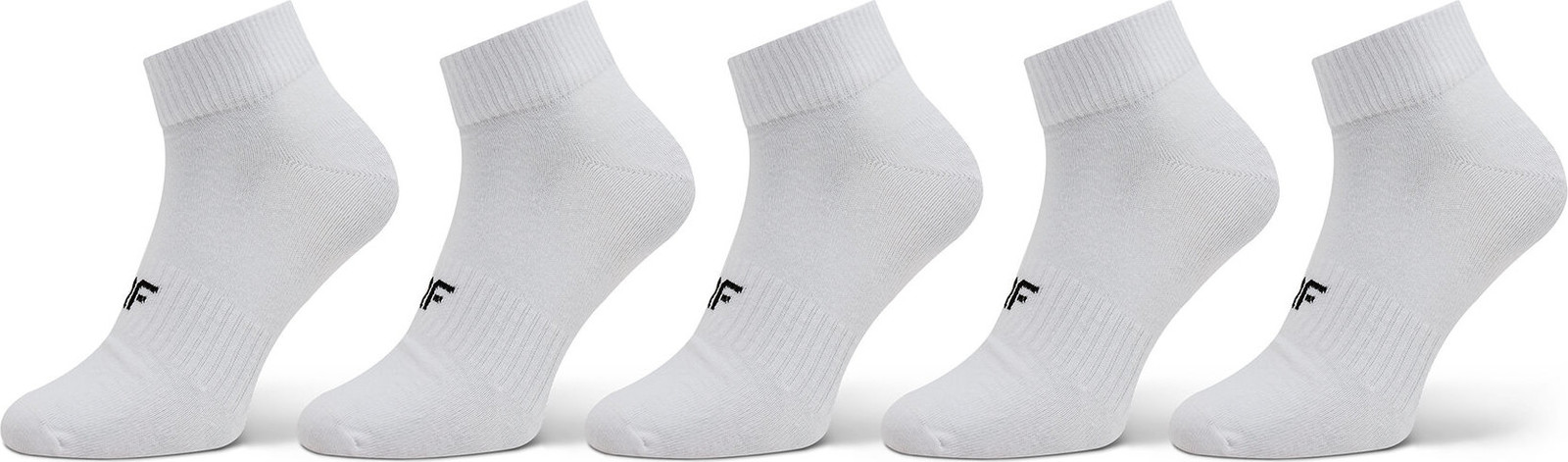 Sada 5 párů pánských nízkých ponožek 4F 4FWMM00USOCM283 10S