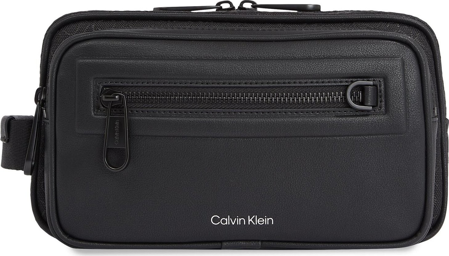 Kosmetický kufřík Calvin Klein Ck Elevated K50K511676 Jacquard Mono Black 0GK
