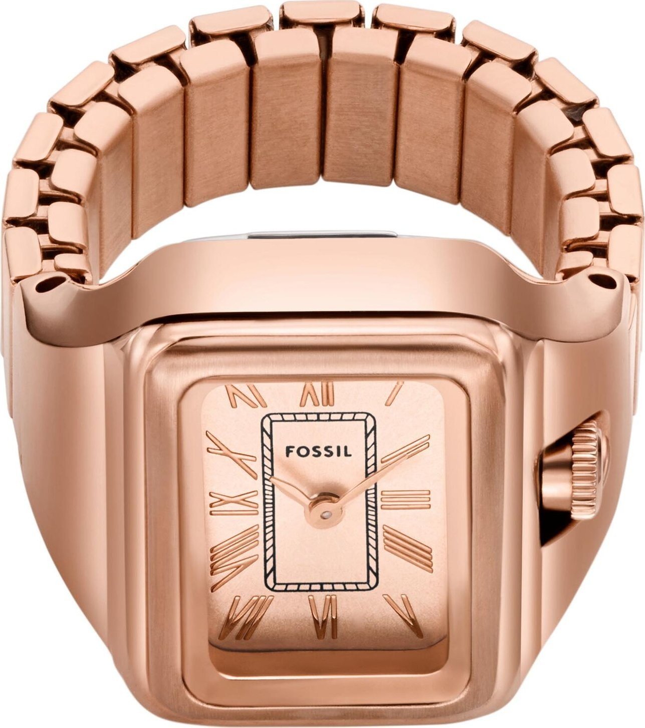 Hodinky Fossil Watch Ring ES5345 Rose Gold