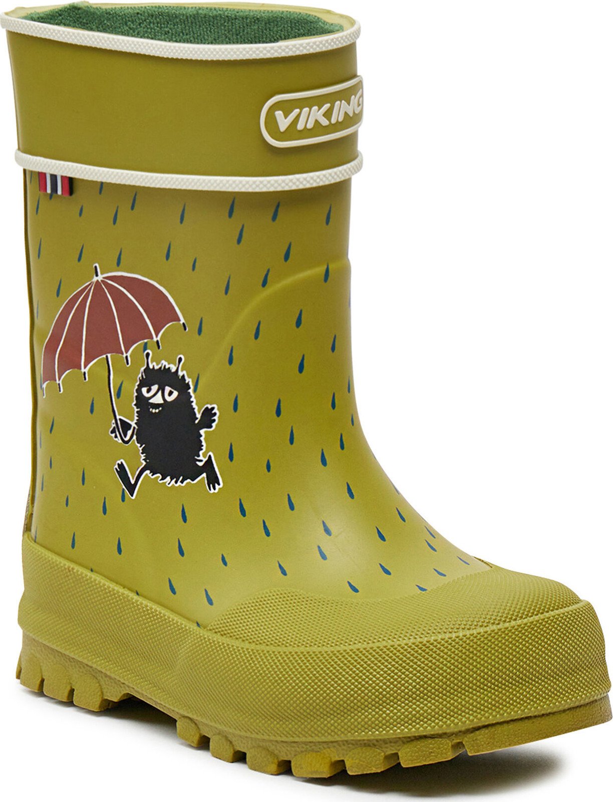 Holínky Viking Alv Jolly Moomin 1-13500-6150 Khaki/Multi