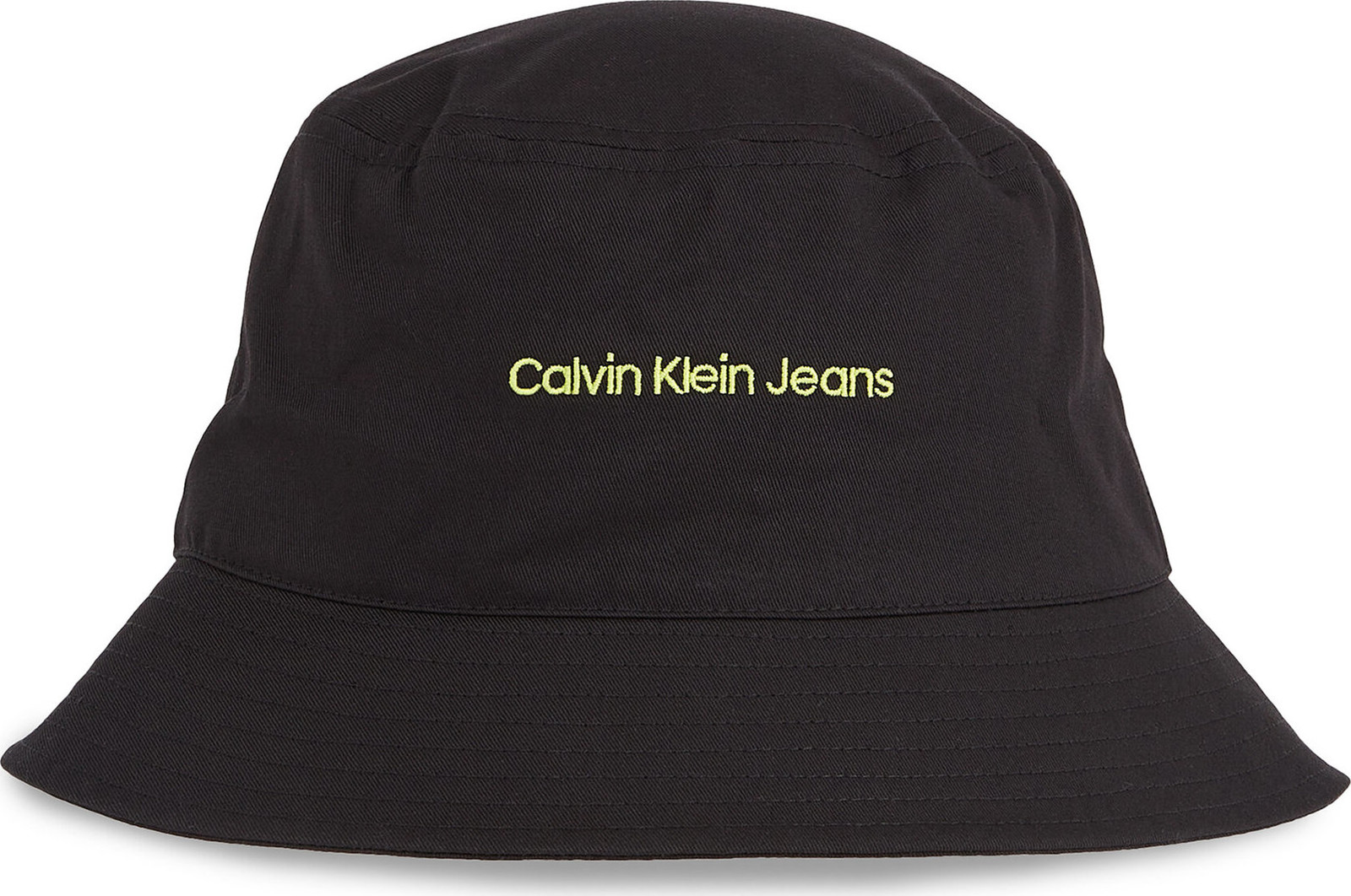 Klobouk Calvin Klein Jeans Institutional Bucket Hat K50K511795 Black/Sharp Green 0GX
