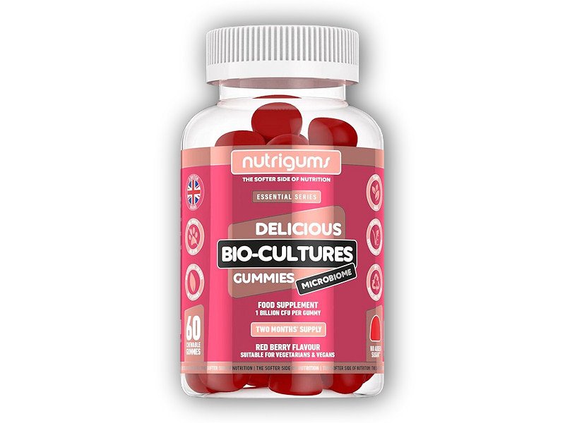 Nutrigums Bio-Cultures Microbiome 60 gummies