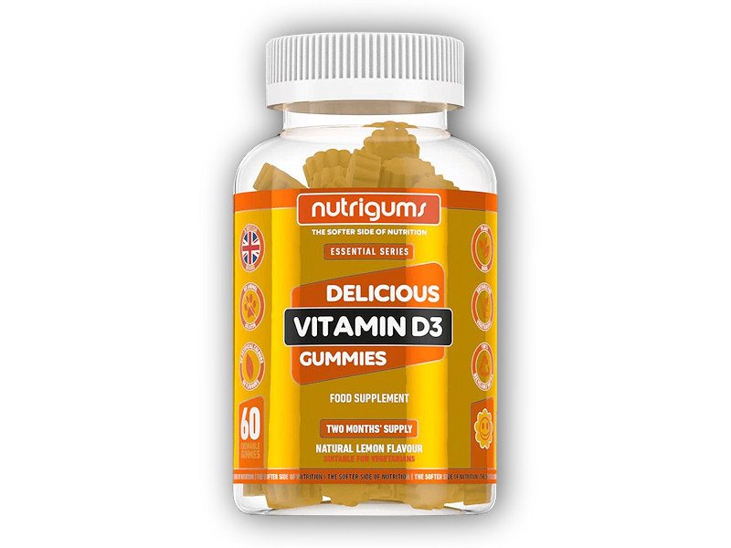 Nutrigums Vitamin D3 60 gummies