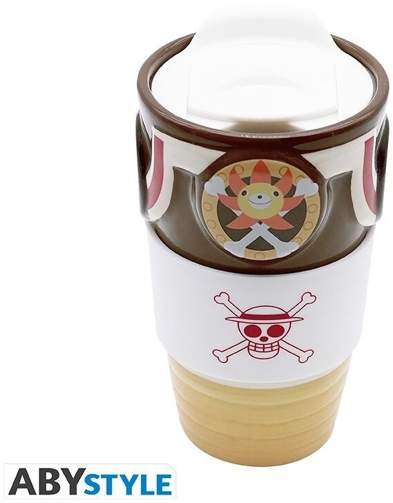 Hrnek One Piece - Thousand Sunny, cestovní, 450ml - ABYTUM056