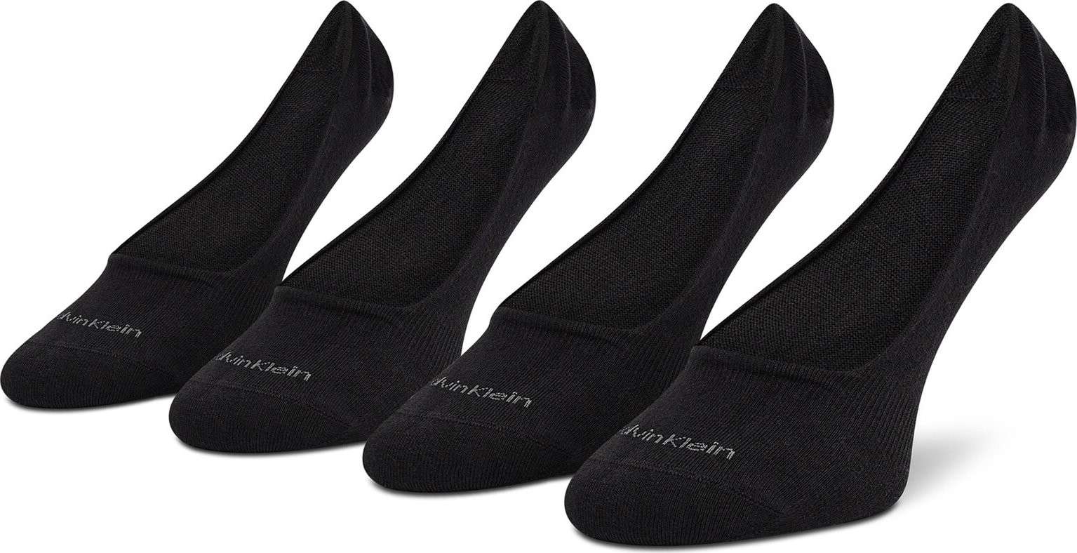 Sada 2 párů pánských ponožek Calvin Klein 701218708 Black