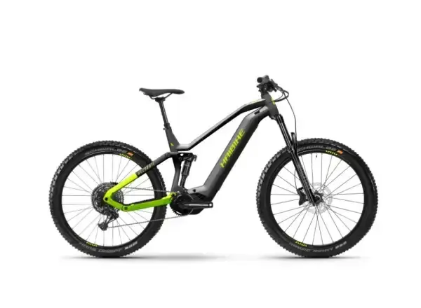 Haibike AllTrail 9 celoodpružené elektrokolo titan/lime/black vel. S