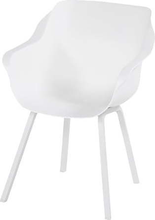 Bílé plastové zahradní židle v sadě 2 ks Sophie Element – Hartman