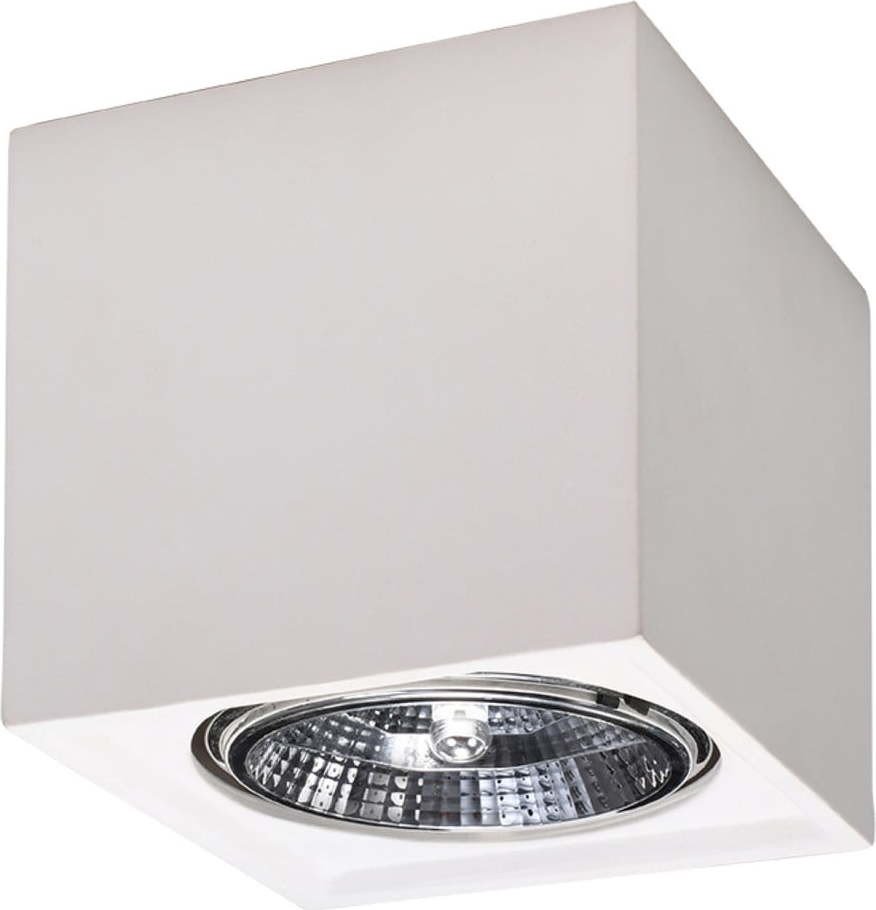Bílé stropní svítidlo 14x14 cm Duozone – Nice Lamps