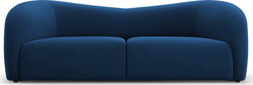 Modrá sametová pohovka 197 cm Santi – Interieurs 86