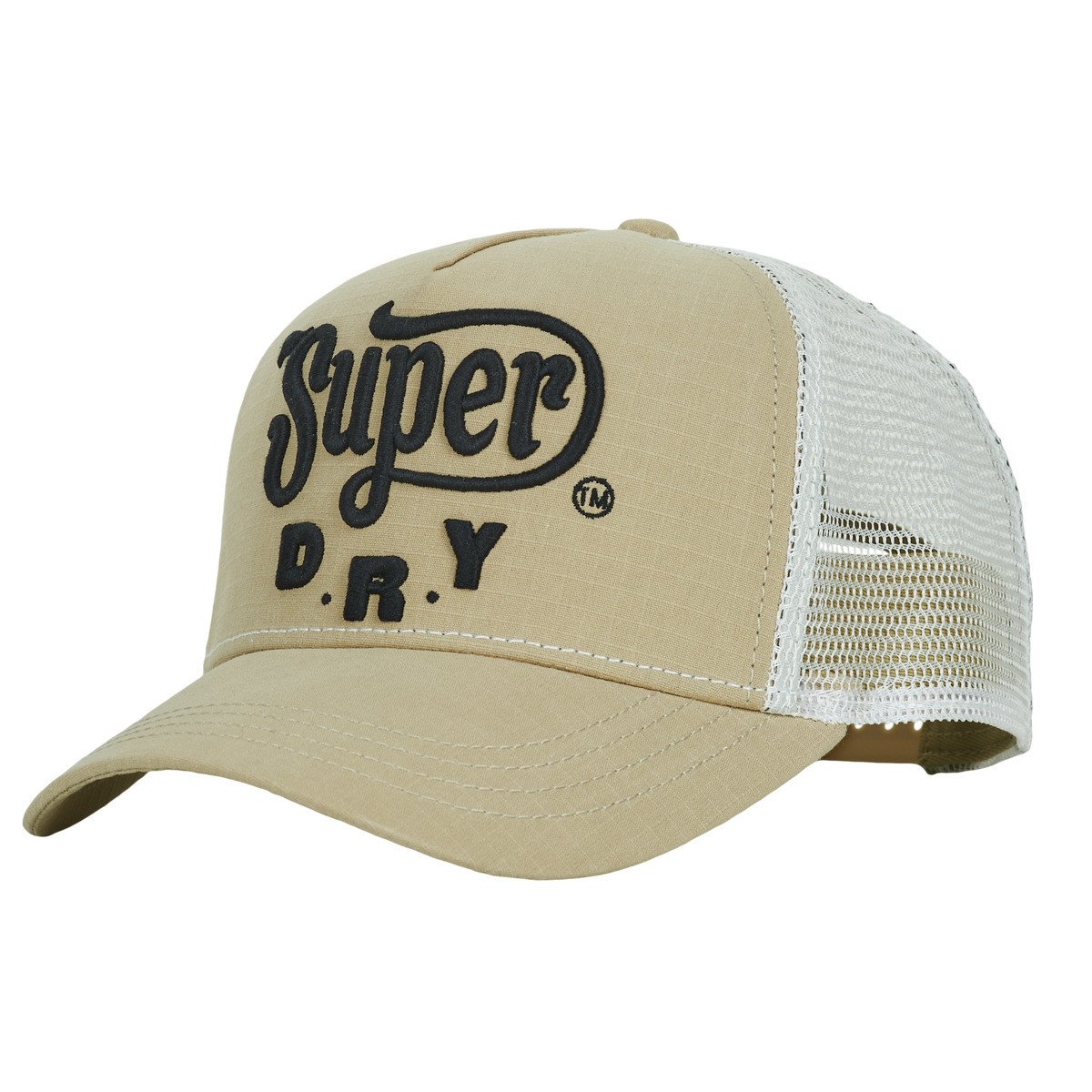 Superdry  DIRT ROAD TRUCKER CAP  Béžová