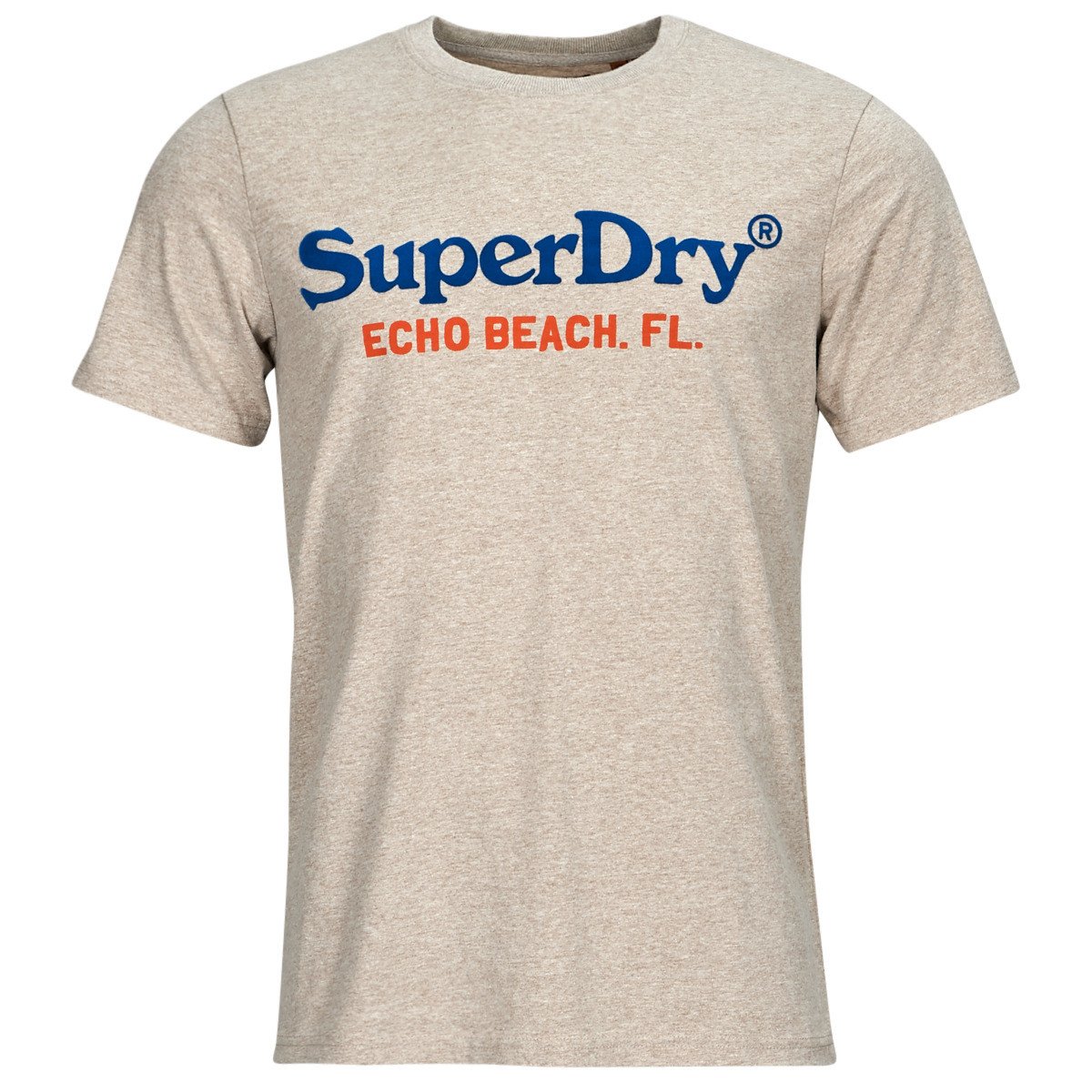 Superdry  VENUE DUO LOGO T SHIRT  Béžová