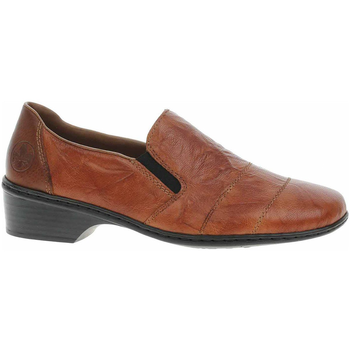 Rieker  Dámské mokasiny  48250-22 braun  Hnědá