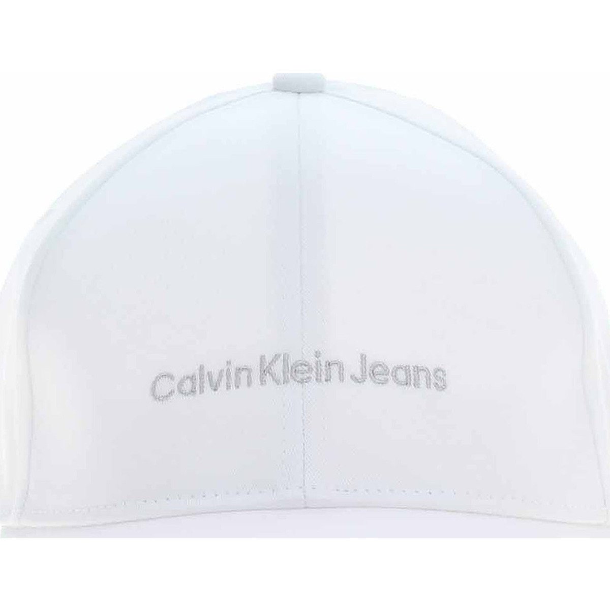 Calvin Klein Jeans  dámská kšiltovka K60K6088490LI White-Silver Logo  Bílá