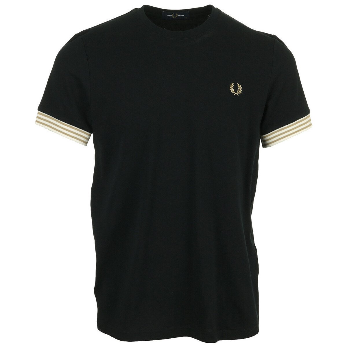 Fred Perry  Stripped Cuff  Černá