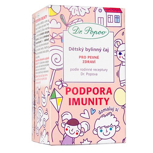 Podpora imunity, dětský bylinný čaj, 30 g Dr. Popov