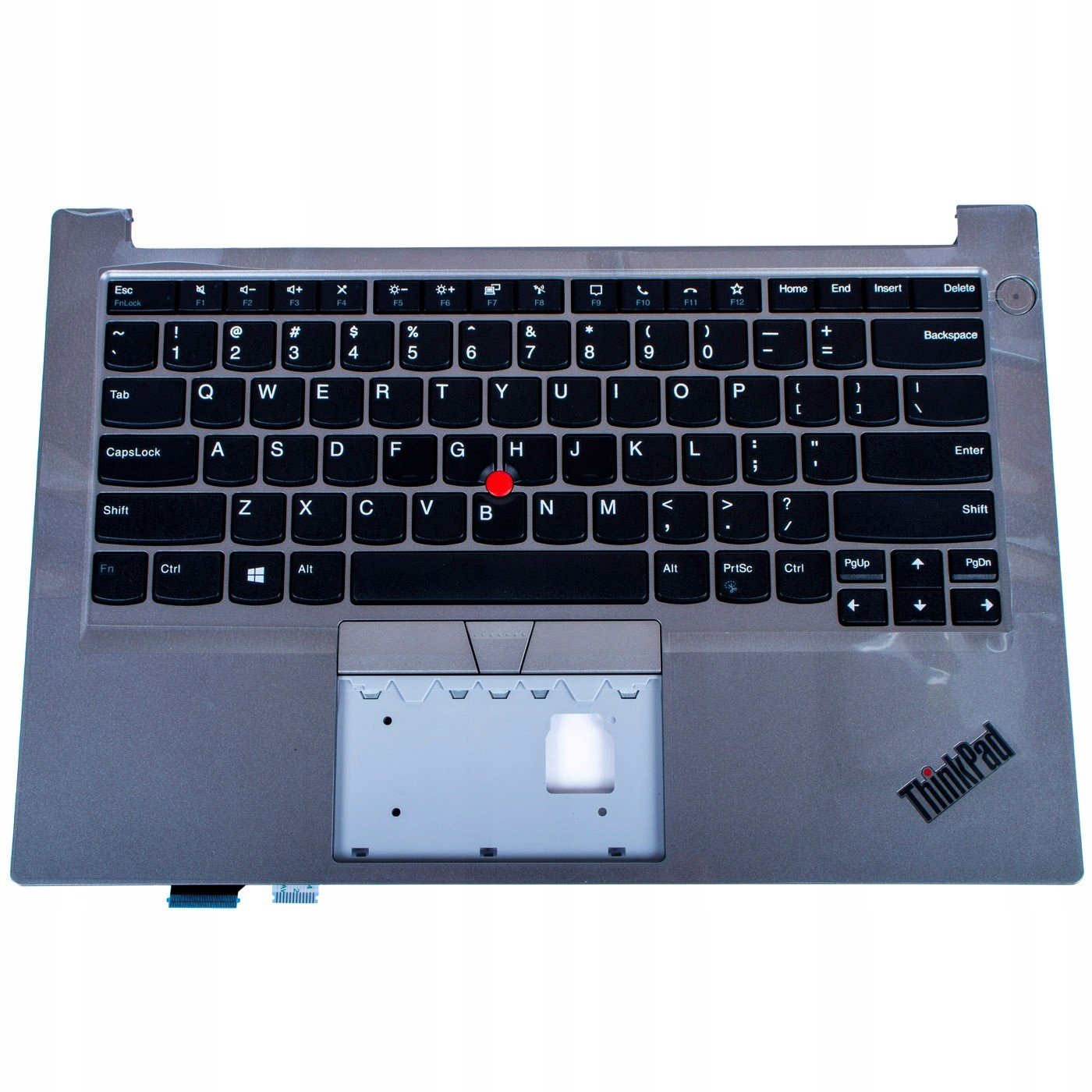 Palmrest klávesnice Lenovo ThinkPad E14 2 generace 3. generace stříbrná