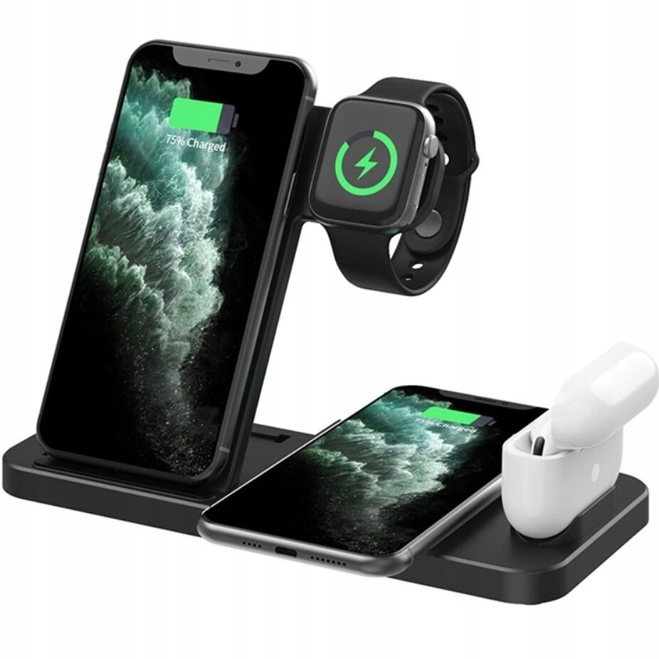 Indukční Nabíjení 4v1 Pro Magsafe Pro Iphone 12 13 14 15 Airpods Watch