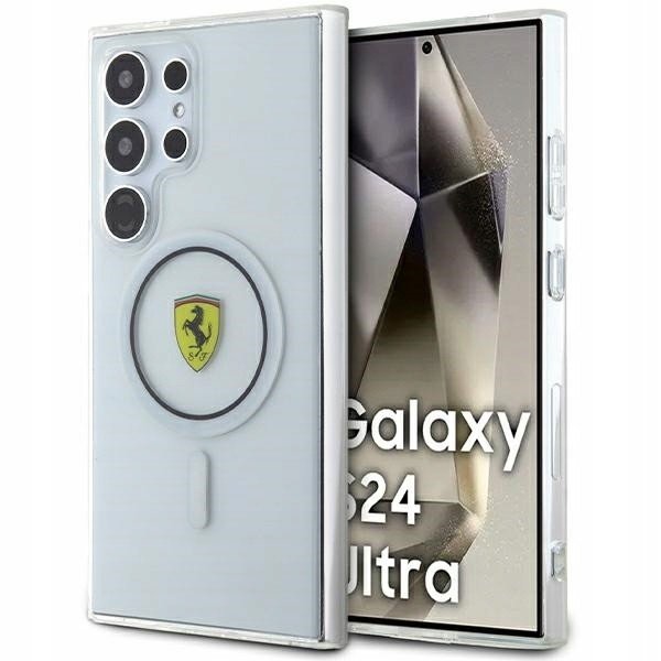 Ferrari FEHMS24LU3CLK pouzdro pro Samsung Galaxy S24 Ultra S928 MagSafe