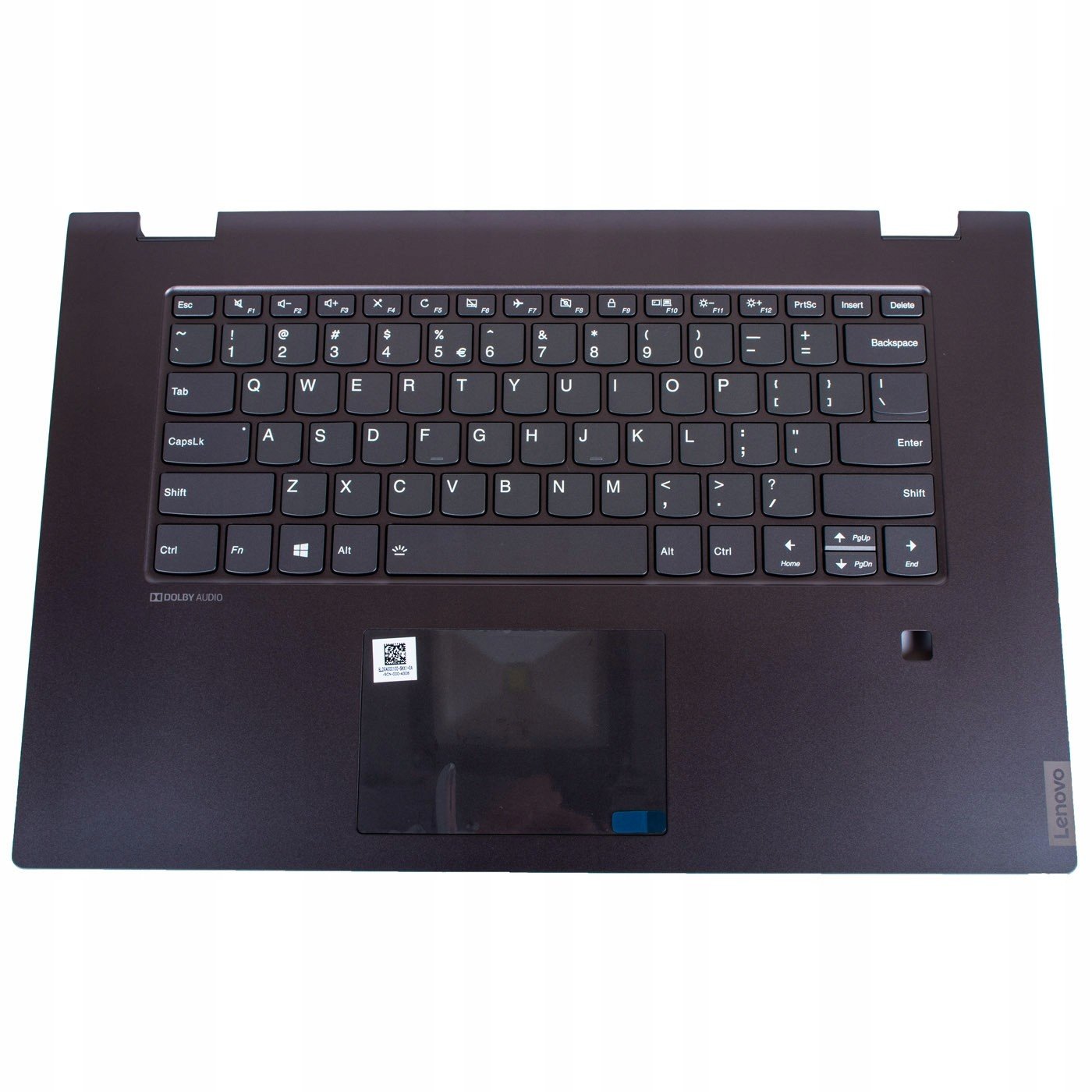 Palmrest klávesnice touchpad Lenovo IdeaPad C340 15 Flex 15 černá čtečka