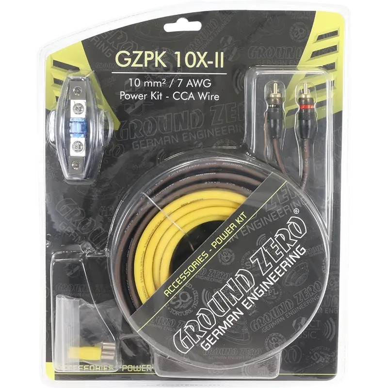 Sada kabelů Ground Zero GZPK10XLC 10 mm E11084