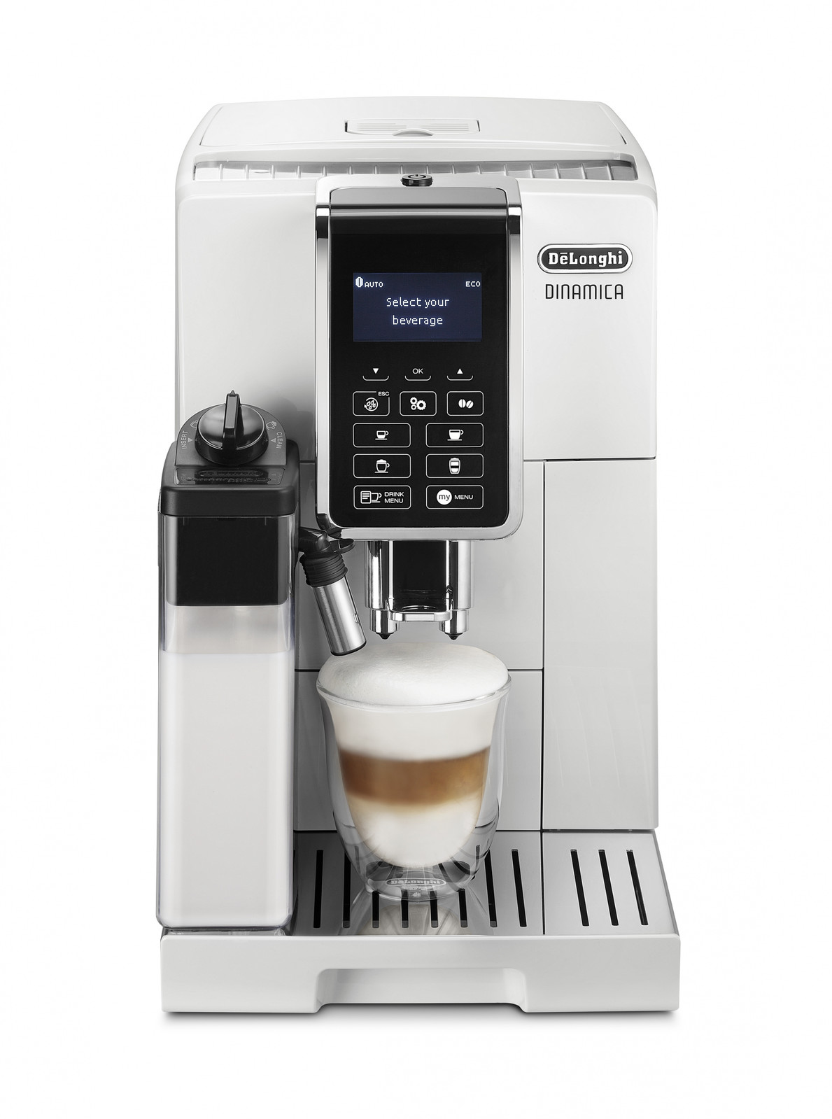 Automatický tlakový kávovar De'Longhi Dinamica 1450 W bílý