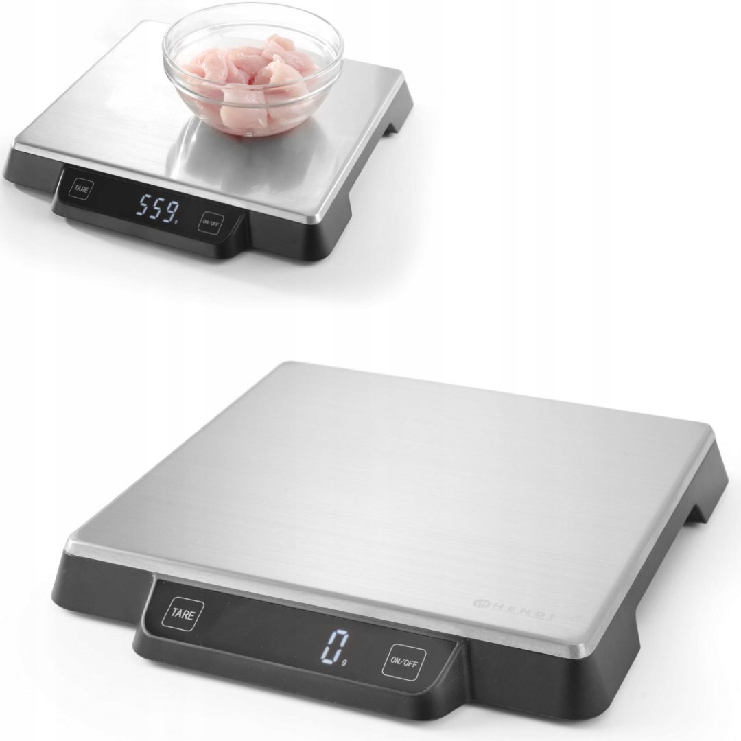 Gastronomická elektronická váha do kuchyně 15kg 1g Hendi 580233
