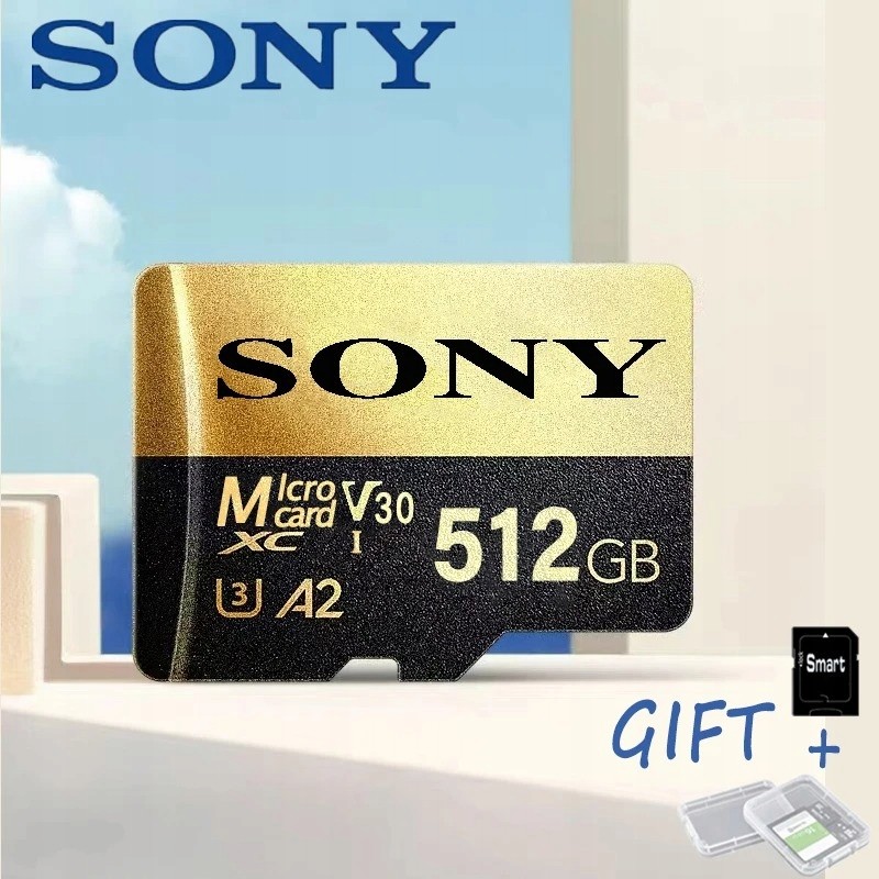512GB Sd karta Sony. Paměťová karta microSD.
