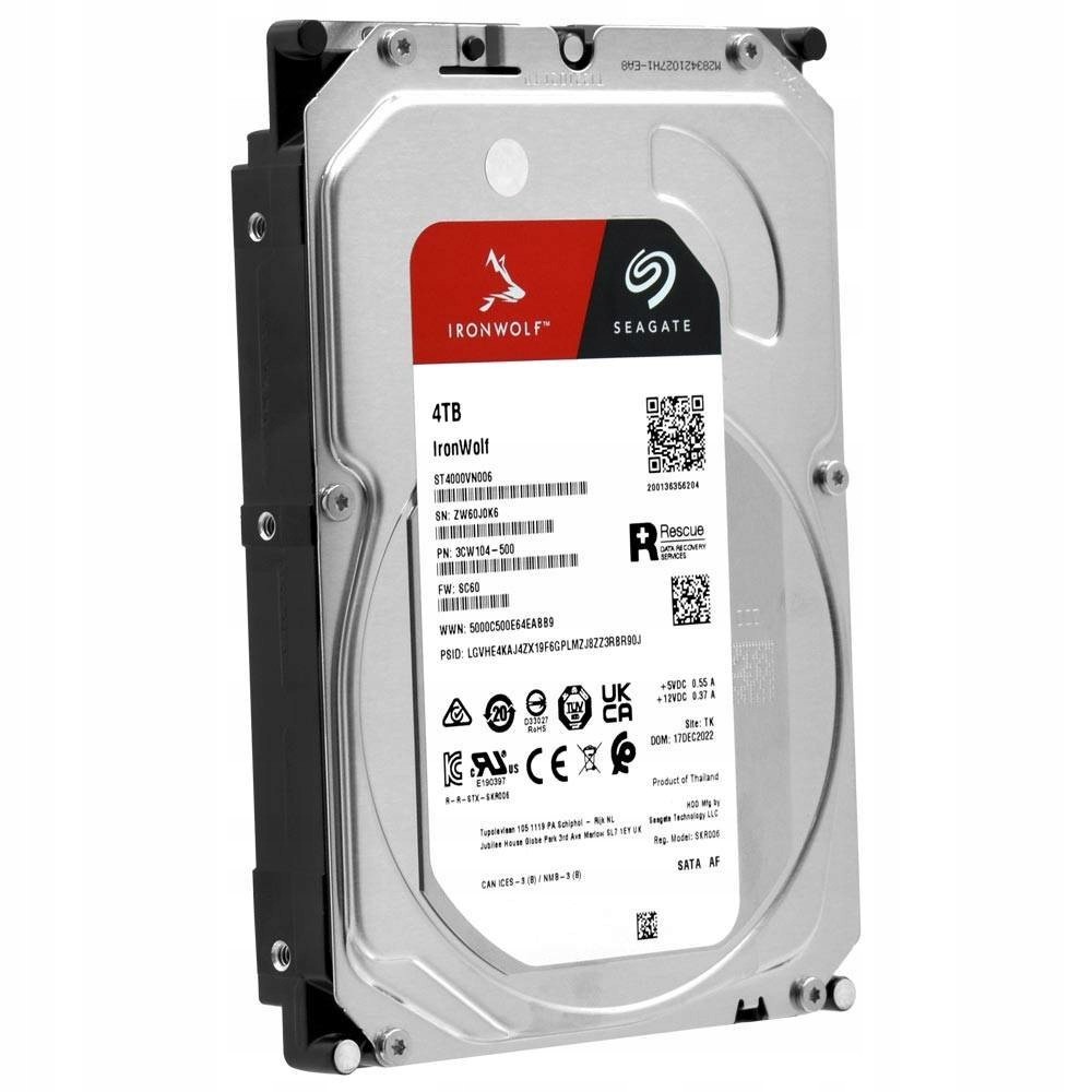 Disk Hdd 3.5 Seagate Ironwolf Nas 5400RPM 4TB