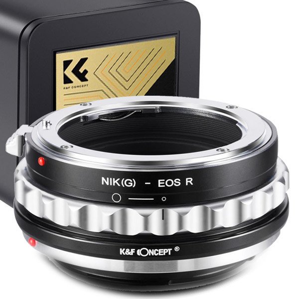 Nikon (g) adaptér pro Eos R Ef-r Canon K&f Concept adaptér verze 2024