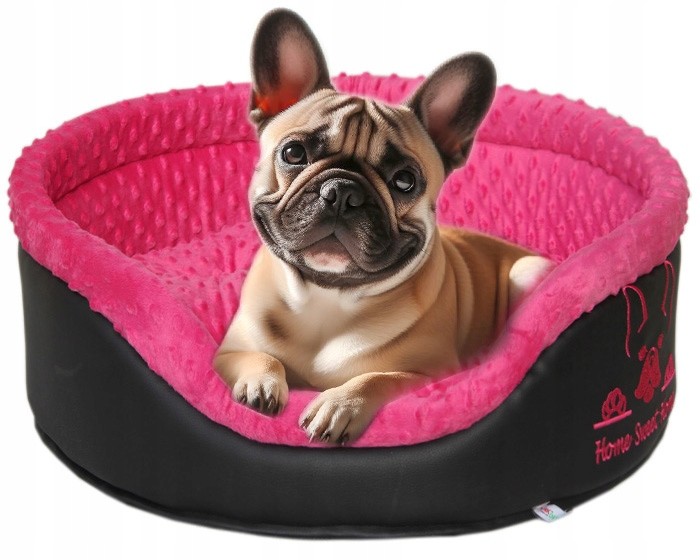 pelíšek ohrádka poslání postel gauč pro psa buldoček francouzský mops ⌀65 cm