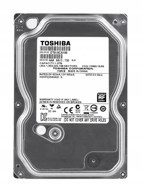 Pevný Disk Toshiba DT01ACA100 3,5