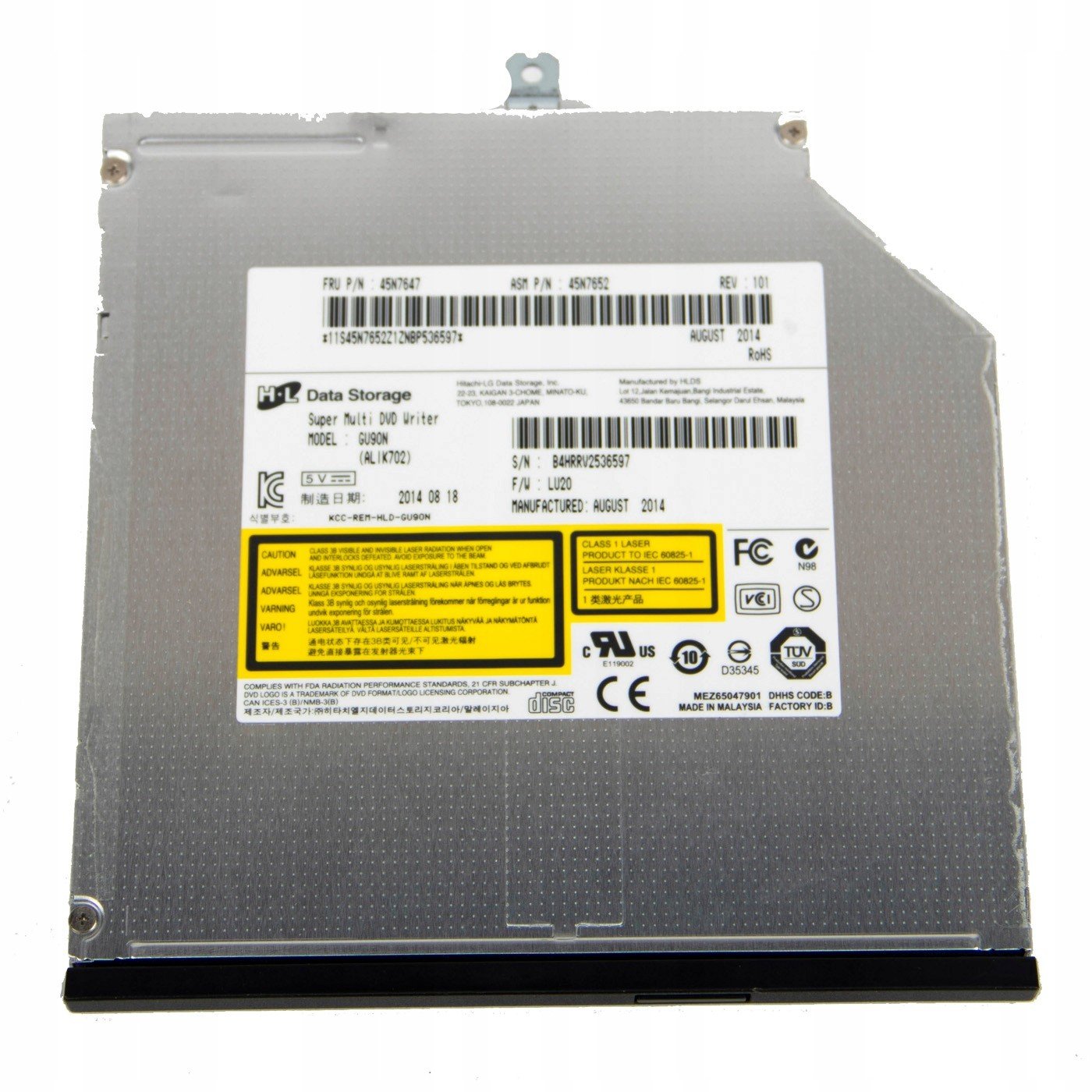 DVD vypalovačka Lenovo ThinkPad T440 W540 W550s T540p T450 45N7647