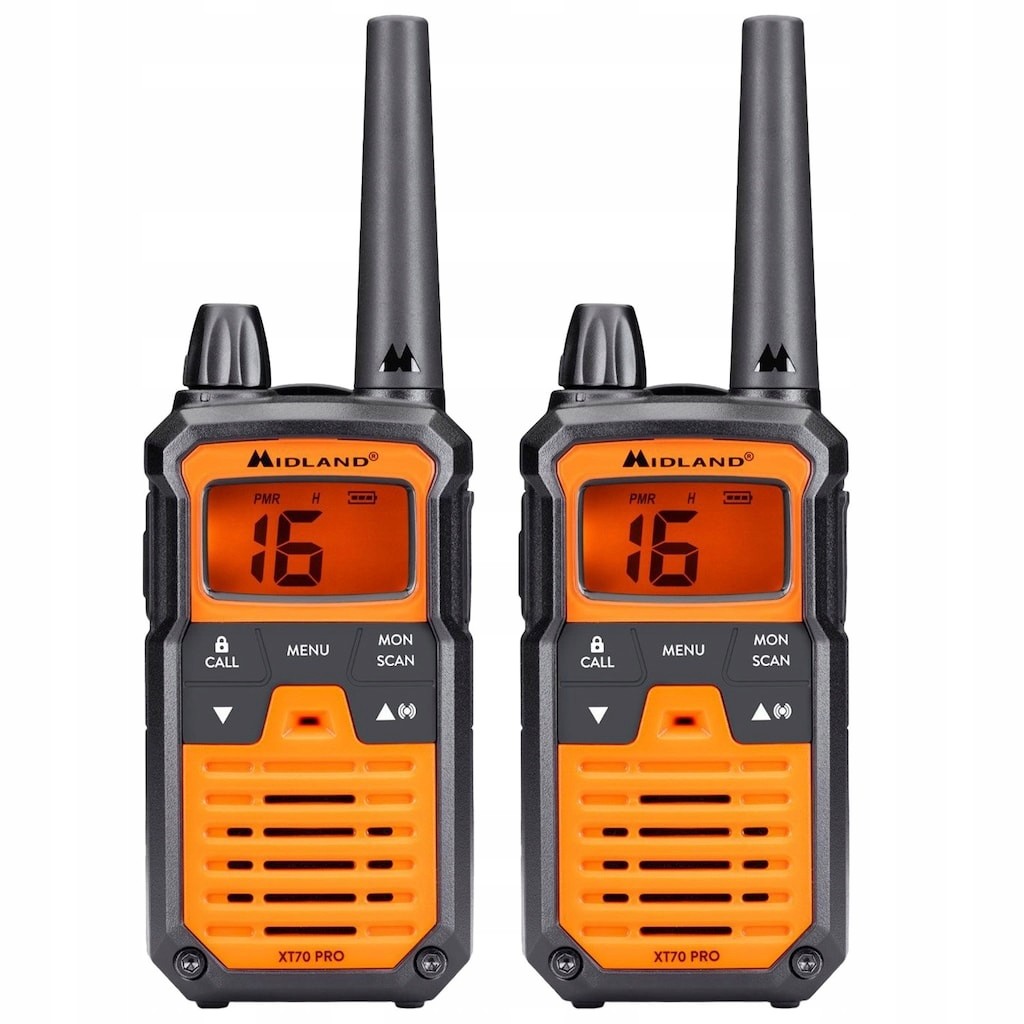 Radiotelefon vysílačka Walkie-talkie Midland Pmr XT70 Pro 2 ks