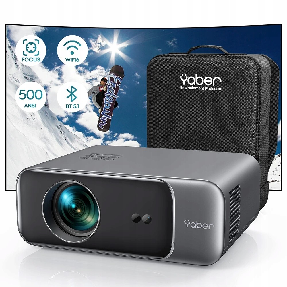 Projektor Led video projektor Yaber Pro V9 WiFi Bluetooth WiFi Domů firmy