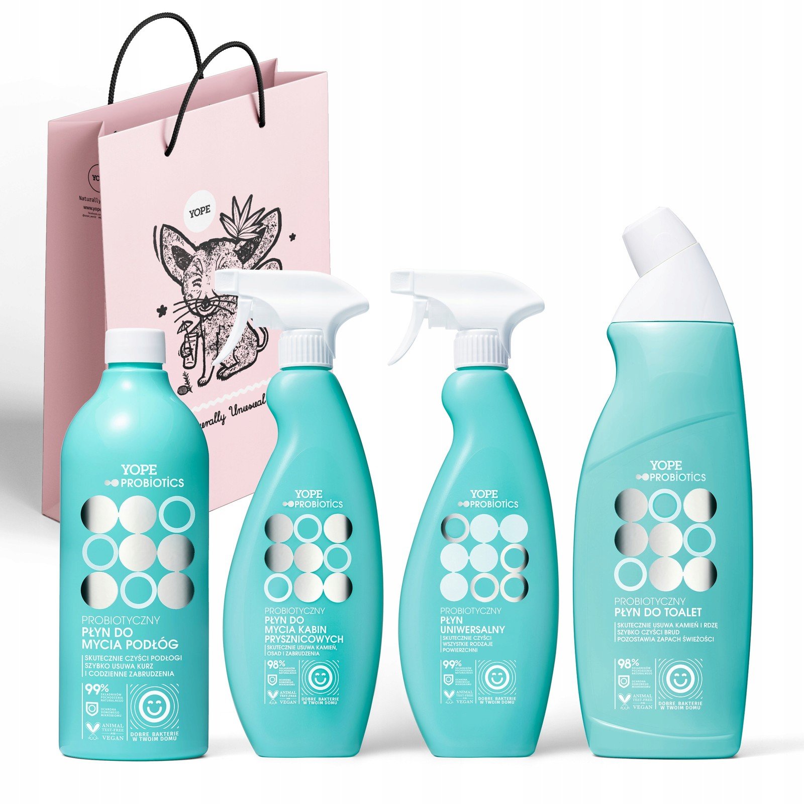 Yope Sada domácí chemie kapalina do kabin univerzální podlahy toalety