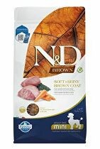 N&D BROWN DOG Adult Mini Lamb& Spirulina& Fennel 2,5kg + konzerva zdarma