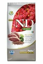 N&D Quinoa CAT Neutered Duck &Broccoli&Asparagus 5kg + barel zdarma