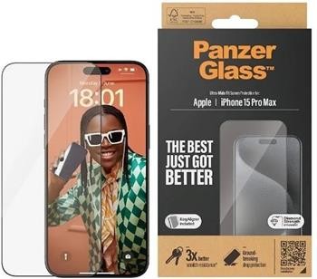 PanzerGlass Apple iPhone 15 Pro Max s instalačním rámečkem