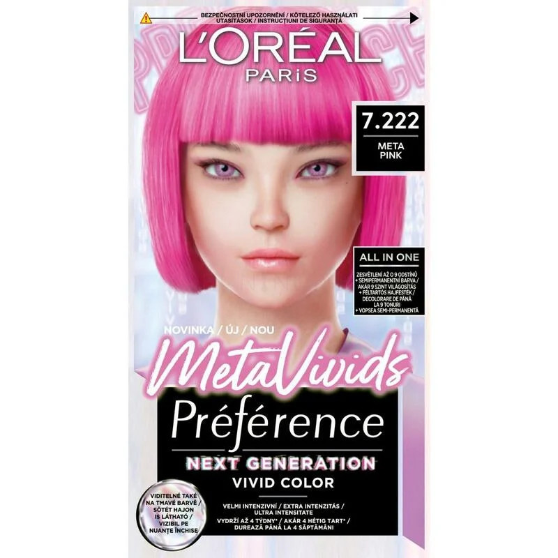 L'Oréal Paris Barva na vlasy Preférence Meta Vivids Meta Coral