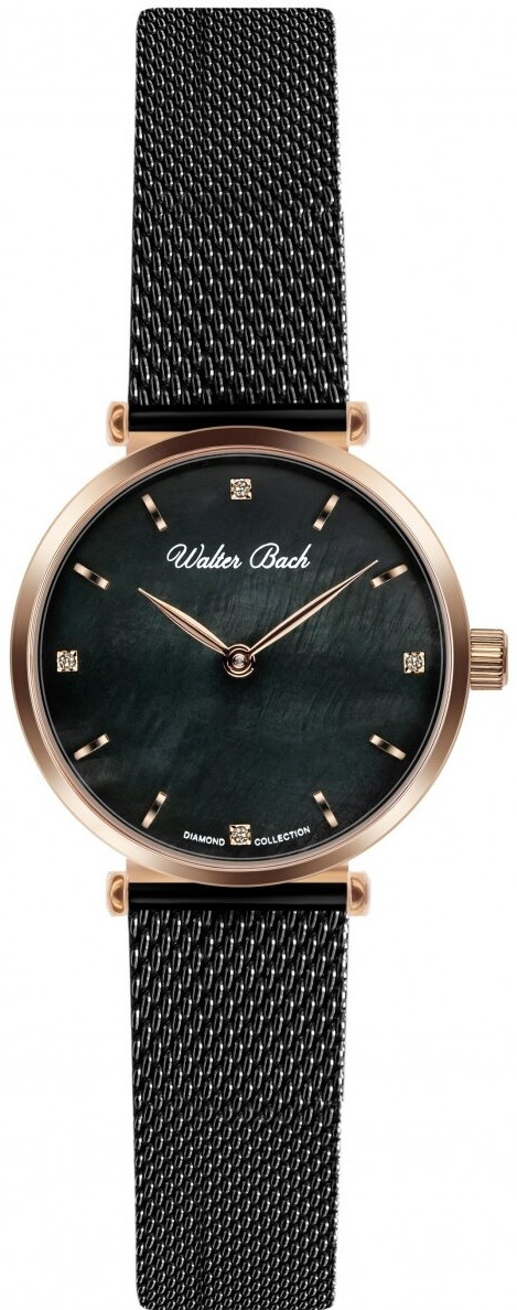 Walter Bach Celle Black Mesh s diamanty WBL-3314