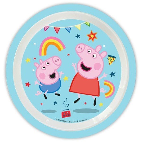 Talířek plastový opakovaně použitelný Peppa Pig 20 cm